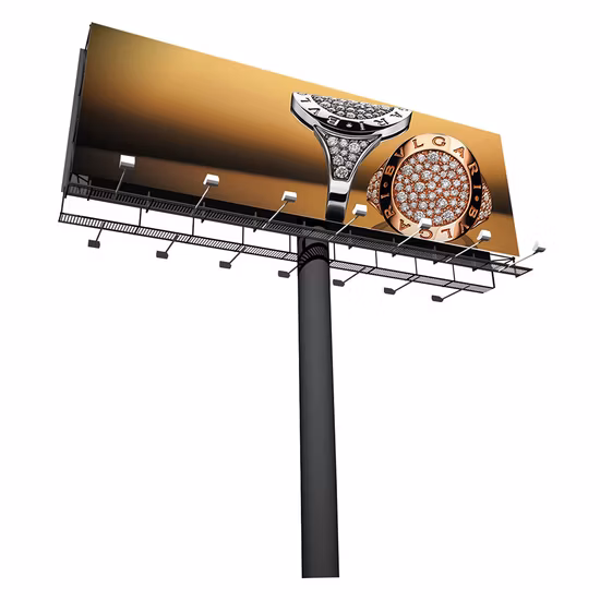 Outdoor Advertising Display Frontlit Billboard Large Mega Billboard Advertisement